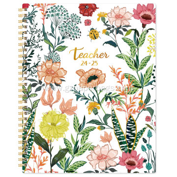 Personalized Teacher Lesson Plan Book and Planner for 2024-2025